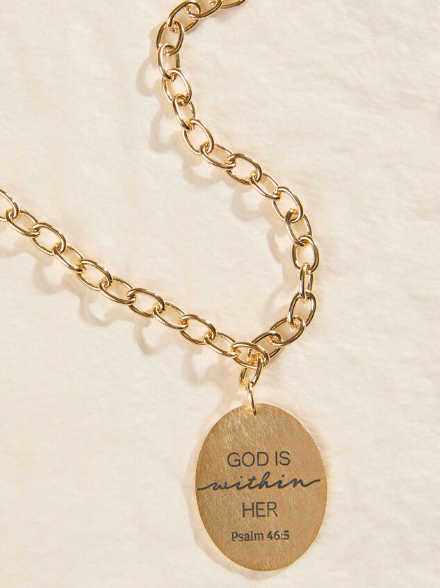 God is Within Charm Necklace - ALTAR'D STATE KIDS