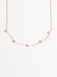 18k Gold Pearl Charm Necklace Detail 4 - ALTAR'D STATE KIDS