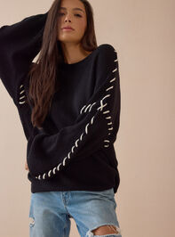 Hassie Stitch Sweater Detail 3 - AS Kids