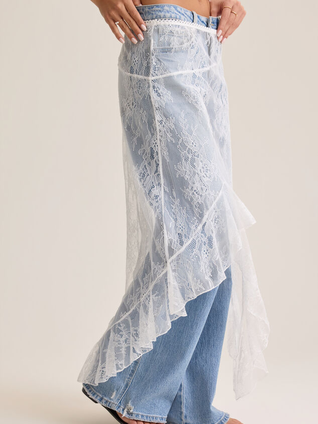 Eva Lace Slip Skirt Detail 4 - AS Kids