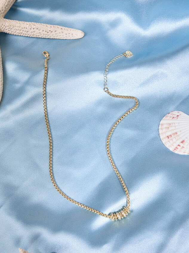 Wren Rondelle Chain Necklace Detail 2 - AS Kids