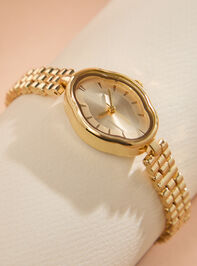 Gold Oblong Link Watch - ALTAR'D STATE KIDS