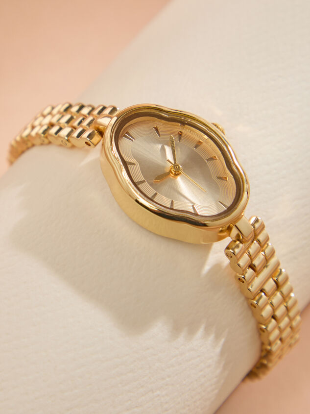 Gold Oblong Link Watch - ALTAR'D STATE KIDS