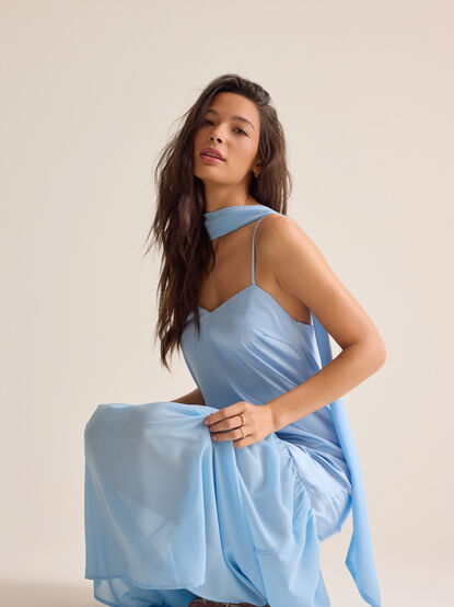 Alessa Scarf Maxi Dress - AS Kids