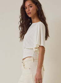 Mina Boatneck Fitted Top Detail 4 - AS Kids