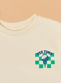Tee Time Golf Sweatshirt Detail 2 - ALTAR'D STATE KIDS