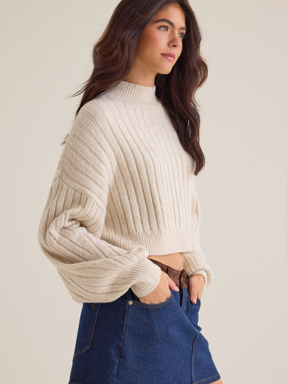 Elowen Mock Neck Sweater - AS Kids