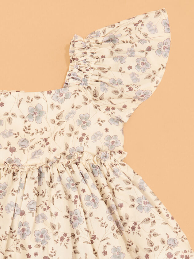 Kayela Floral Baby Dress Detail 3 - AS Kids