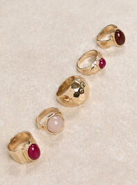 Chunky Stone Statement Ring Set Detail 3 - AS Kids
