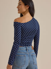Emily Asymmetrical Dot Top Detail 5 - ALTAR'D STATE KIDS