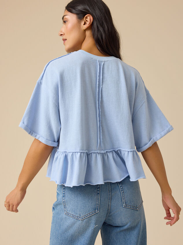 Sabrina Ruffle Babydoll Top Detail 4 - ALTAR'D STATE KIDS