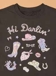 Hi Darlin Tee and Skort Set Detail 3 - AS Kids