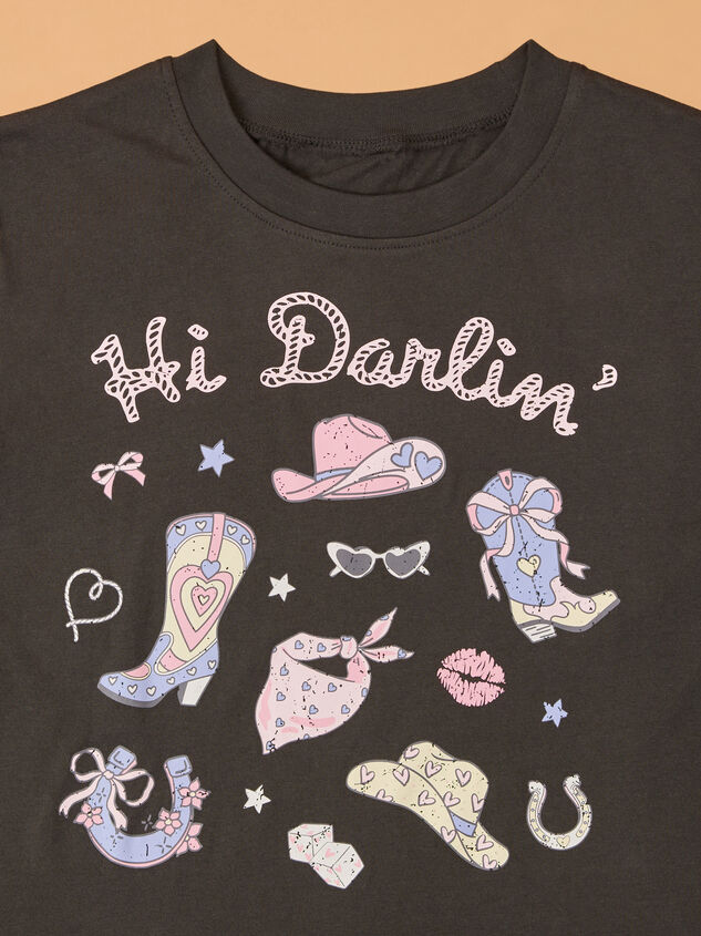 Hi Darlin Tee and Skort Set Detail 3 - AS Kids