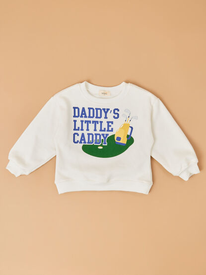 Daddy's Little Caddy Graphic Sweatshirt - ALTAR'D STATE KIDS