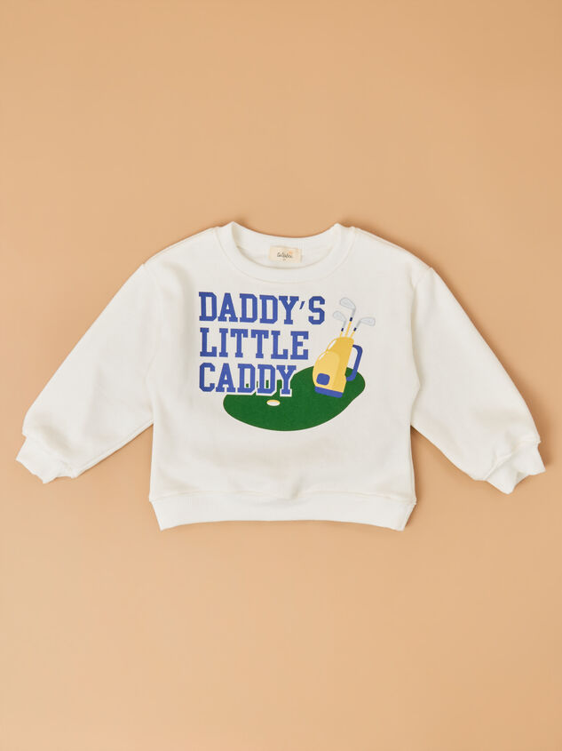 Daddy's Little Caddy Graphic Sweatshirt Detail 2 - ALTAR'D STATE KIDS