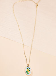 Lemon Charm Necklace Detail 3 - ALTAR'D STATE KIDS