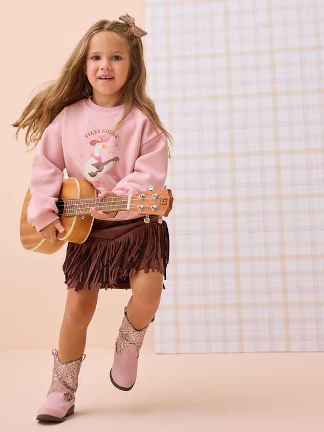 Faye Fringe Western Skort - AS Kids