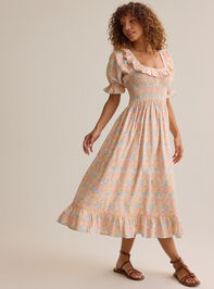 Ember Floral Ruffle Sleeve Mama Dress - ALTAR'D STATE KIDS