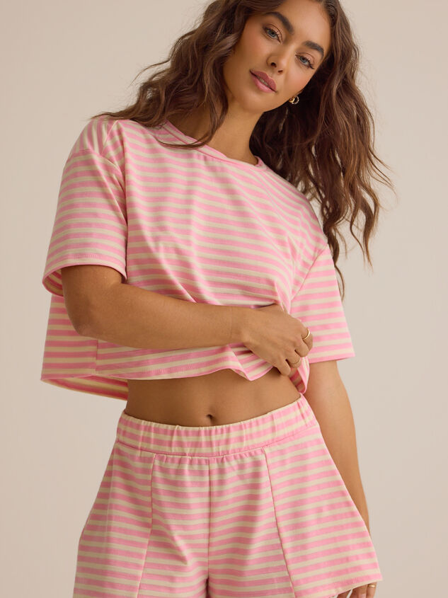 Nyra Stripe Relaxed Short Detail 3 - ALTAR'D STATE KIDS