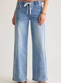Autumn Baggy Wide Leg Jeans Detail 4 - AS Kids