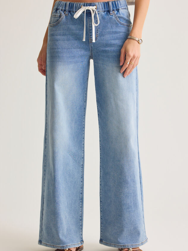 Autumn Baggy Wide Leg Jeans Detail 4 - AS Kids