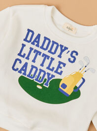 Daddy's Little Caddy Graphic Sweatshirt Detail 3 - ALTAR'D STATE KIDS