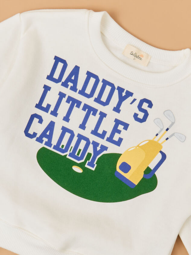 Daddy's Little Caddy Graphic Sweatshirt Detail 3 - ALTAR'D STATE KIDS