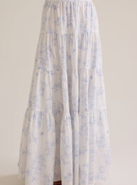 Catherine Floral Midi Skirt Detail 4 - ALTAR'D STATE KIDS