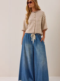 Cassady Striped Cardigan Detail 2 - AS Kids