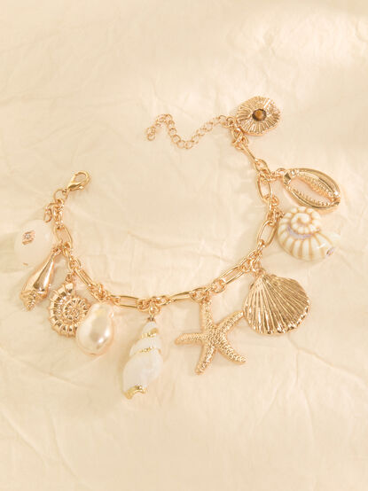 Pearl & Shell Charm Bracelet - ALTAR'D STATE KIDS