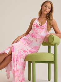 Silver Cowlneck Maxi Dress - ALTAR'D STATE KIDS