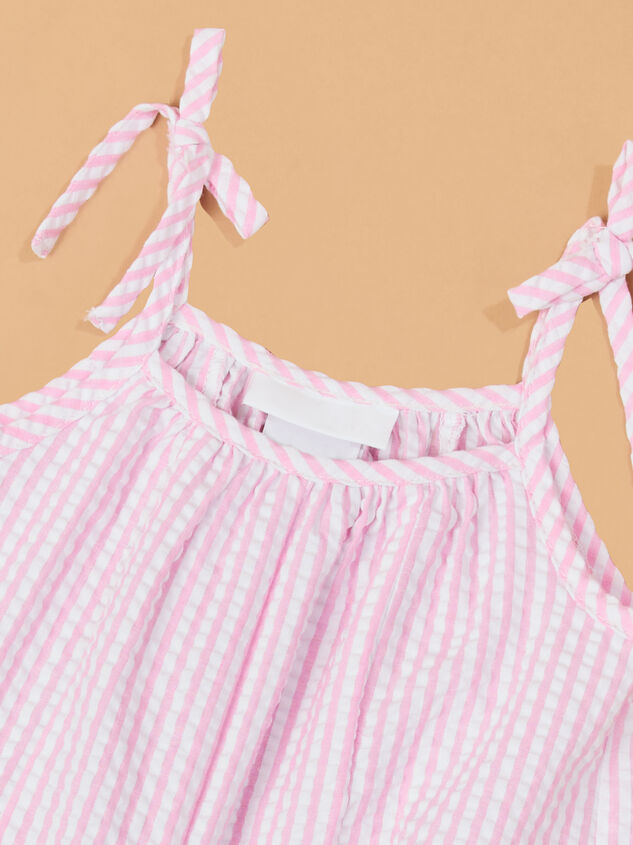 Lou Seersucker Mix Print Bubble Detail 2 - AS Kids