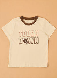 Touchdown Ringer Tee Detail 2 - AS Kids