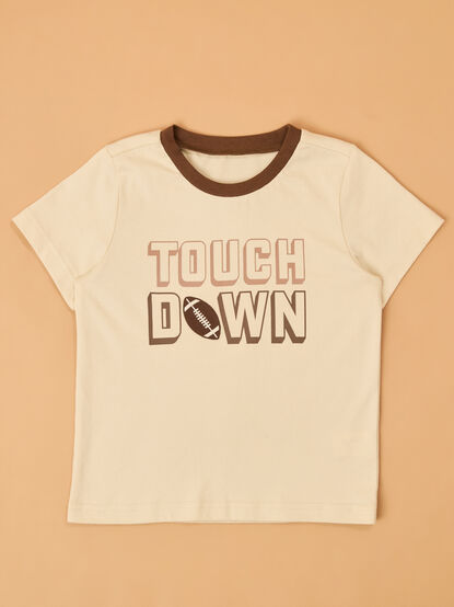 Touchdown Ringer Tee - AS Kids
