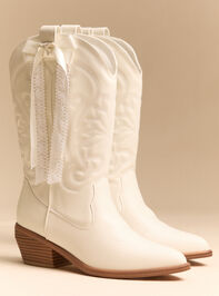 Leila Bow Western Boots - AS Kids