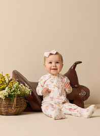 Pink Cowgirl Footie - ALTAR'D STATE KIDS