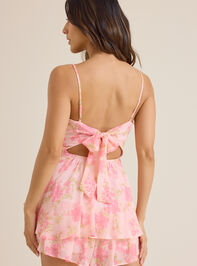 Posie Double Layer Floral Romper Detail 4 - ALTAR'D STATE KIDS