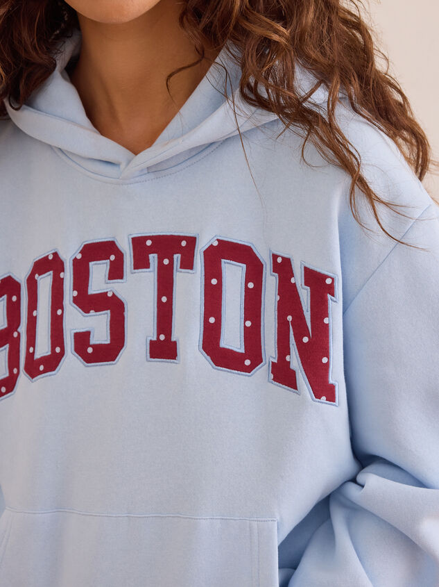 Boston Polka Dot Hoodie Detail 3 - AS Kids