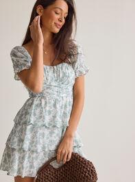 Lavelle Floral Mini Dress Detail 2 - AS Kids