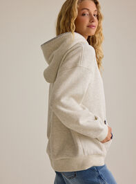 Denim Cross Hoodie Detail 5 - AS Kids