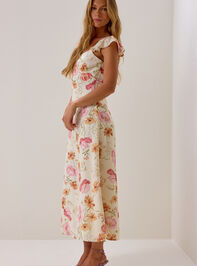 Indy Floral Maxi Dress Detail 4 - AS Kids