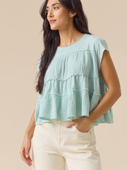 Mara Tiered Babydoll Top - ALTAR'D STATE KIDS