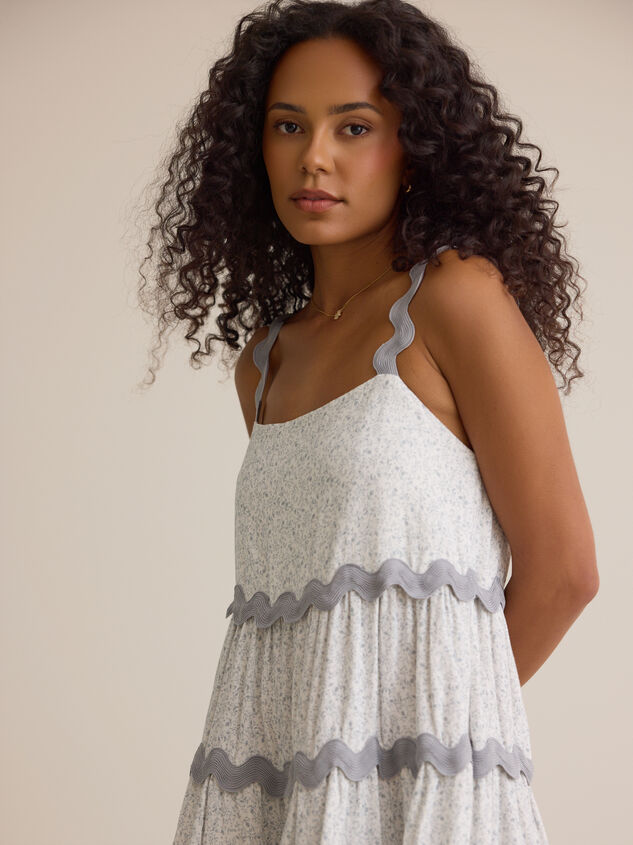 Amelia Floral Ric Rac Mama Dress Detail 2 - ALTAR'D STATE KIDS