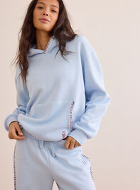 Take It Easy Whipstitch Sweatshirt Detail 3 - AS Kids