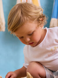 No Bad Waves Tee Detail 5 - AS Kids