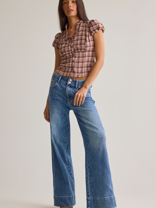 Ila Button Up Top - AS Kids