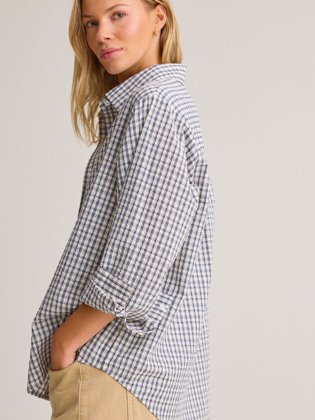 Kate Plaid Button Up Top Detail 5 - AS Kids