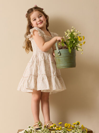Esme Floral Smocked Dress - ALTAR'D STATE KIDS