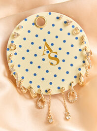 Polka Dot Chain Hoop Set Detail 2 - AS Kids
