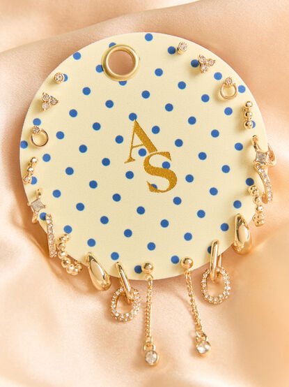 Polka Dot Chain Hoop Set - AS Kids